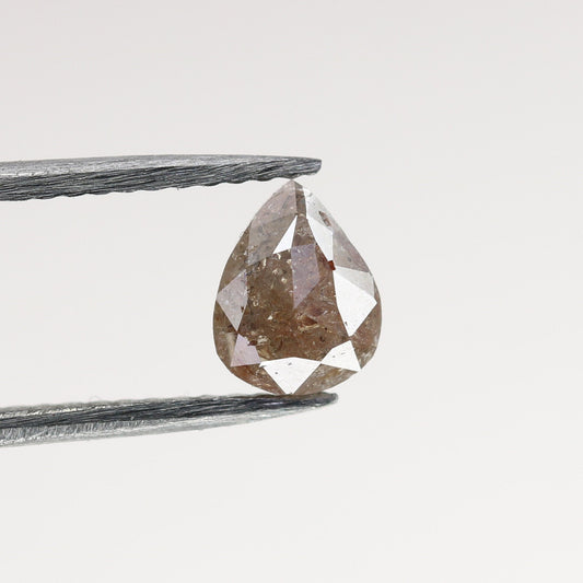 0.81 CT Grey Colour Natural Pear Shape Polished Diamond For Multiple Occasions And Wedding, Gift For HerFor Gold Ring Diamonds