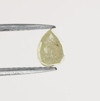0.41 CT Natural Pear Shaped Light Yellow Diamond For Wedding Presence | Classy Ring | Pear Shape Diamond| Gift For  HerFor Gold Ring