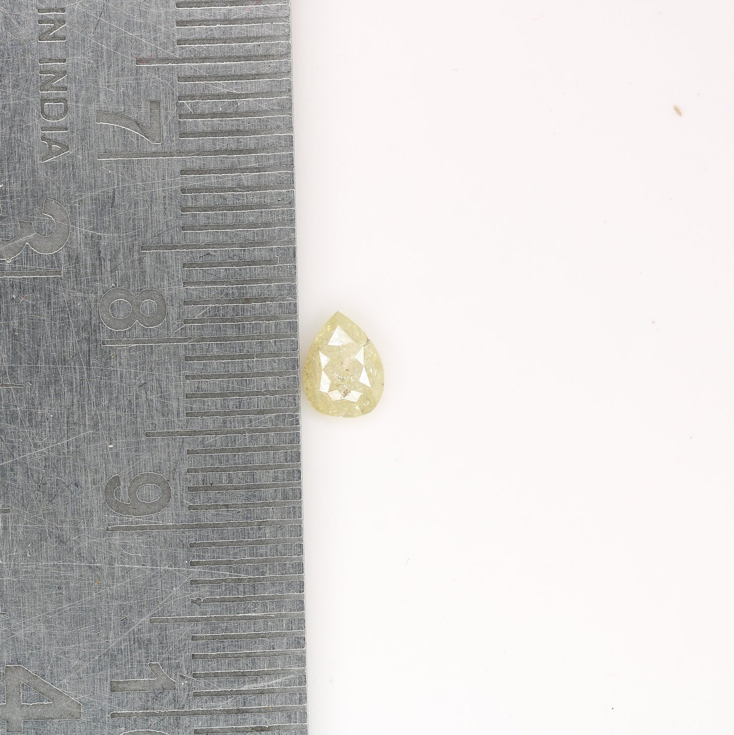 0.41 CT Natural Pear Shaped Light Yellow Diamond For Wedding Presence | Classy Ring | Pear Shape Diamond| Gift For  HerFor Gold Ring