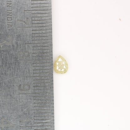 0.41 CT Natural Pear Shaped Light Yellow Diamond For Wedding Presence | Classy Ring | Pear Shape Diamond| Gift For  HerFor Gold Ring