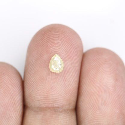 0.41 CT Natural Pear Shaped Light Yellow Diamond For Wedding Presence | Classy Ring | Pear Shape Diamond| Gift For  HerFor Gold Ring