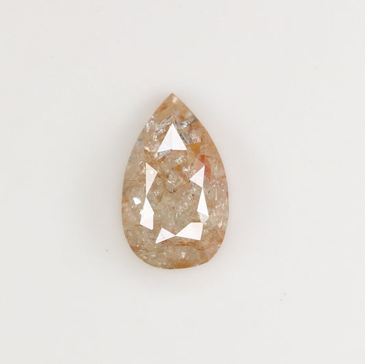 0.91 CT Peach Pear Shape Diamond - Versatile Engagement Ring for Her