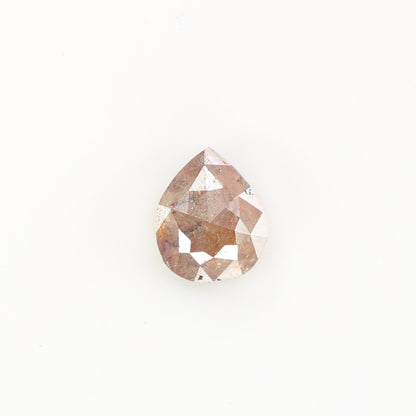 0.51 CT Red Colour Rustic Pear Shape Natural Diamond For Wedding Jewlery, Diamond Pendant, Gift For HerFor Gold Ring Diamonds