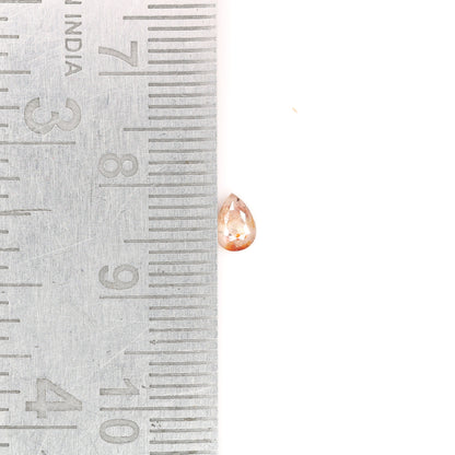 0.23 CT Natural Loose Pear Shape Diamond Salt And Pepper Pear Diamond For Wedding Jewelry, Anniversary Ring, 14k Gold Necklace Diamonds