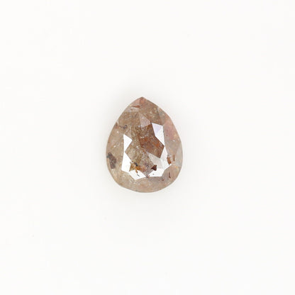 0.63 CT Red Colour Pear Shape Rustic Diamond For Engagement Ring | Classy Red Colour | Pear RingFor Gold Ring Diamonds