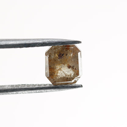 0.99 CT Red Emerald Cut Loose Salt & Pepper Diamond - Ideal for Wedding Rings - Labor Day Sale