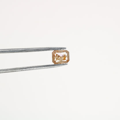 0.51 CT Red Emerald Cut Loose Salt & Pepper Diamond - Perfect for Wedding Rings - Labor Day Sale