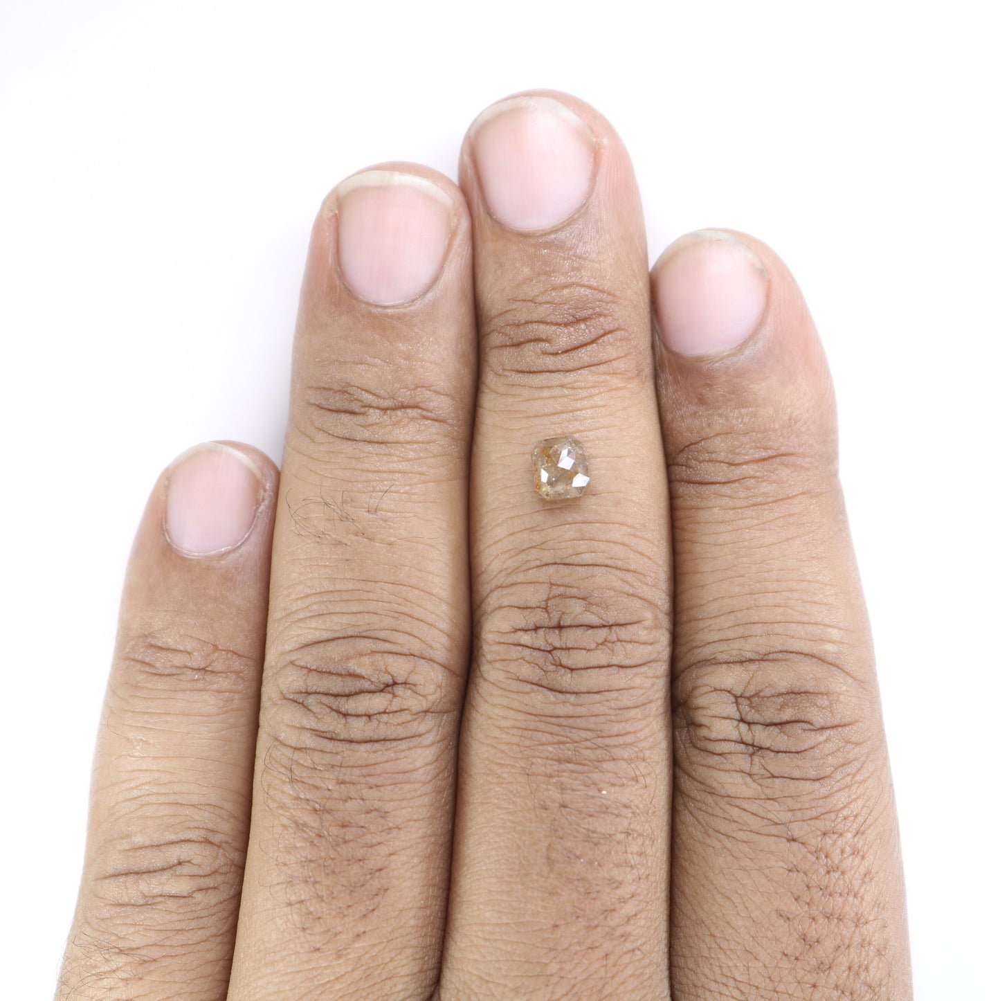 0.99 CT Red Emerald Cut Loose Salt & Pepper Diamond - Ideal for Wedding Rings - Labor Day Sale