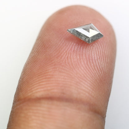 0.49 CT Kite shape Natural Loose Diamond  -Kite Shape Salt and Pepper Diamond - For Salt Pepper Diamond Ring - Sale Offer- Unique Gift