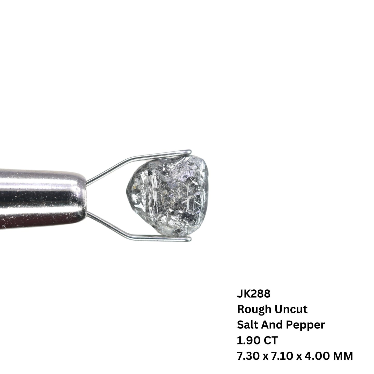 1.9 CT Raw Rough Diamond Uncut Natural Loose Diamond for Handmade Jewelry Unique Gift for Her Raw Gemstone Jewelry Design Bridal Anniversary