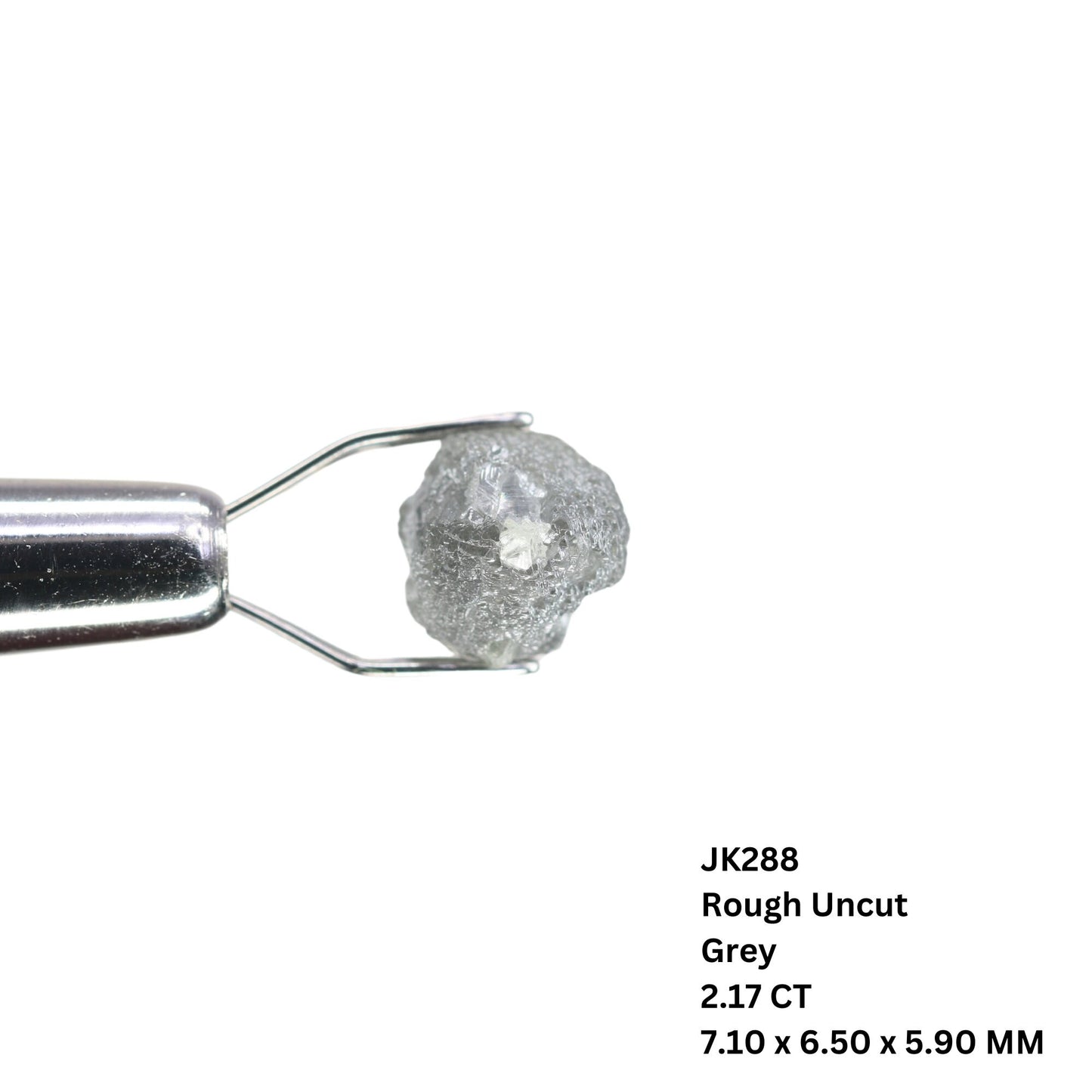 2.17 CT Raw Rough Diamond Uncut Natural Loose Diamond for Custom Jewelry Unique Gift for Her Raw Gemstone for Rough Diamond for Engagement