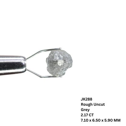 2.17 CT Raw Rough Diamond Uncut Natural Loose Diamond for Custom Jewelry Unique Gift for Her Raw Gemstone for Rough Diamond for Engagement