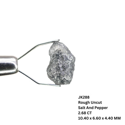 2.68 CT Raw Rough Diamond Uncut Natural Loose Diamond for Custom Jewelry Unique Gift for Her Raw Gemstone