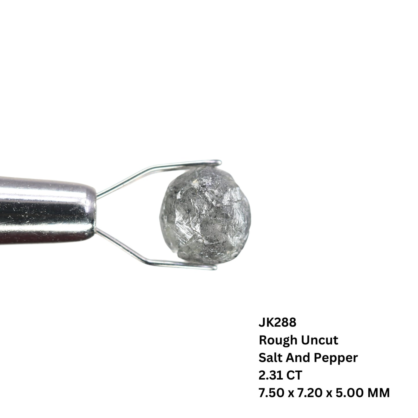 2.31 CT Raw Rough Diamond Uncut Natural Loose Diamond for Custom Jewelry Unique Gift for Her Raw Gemstone for Rings