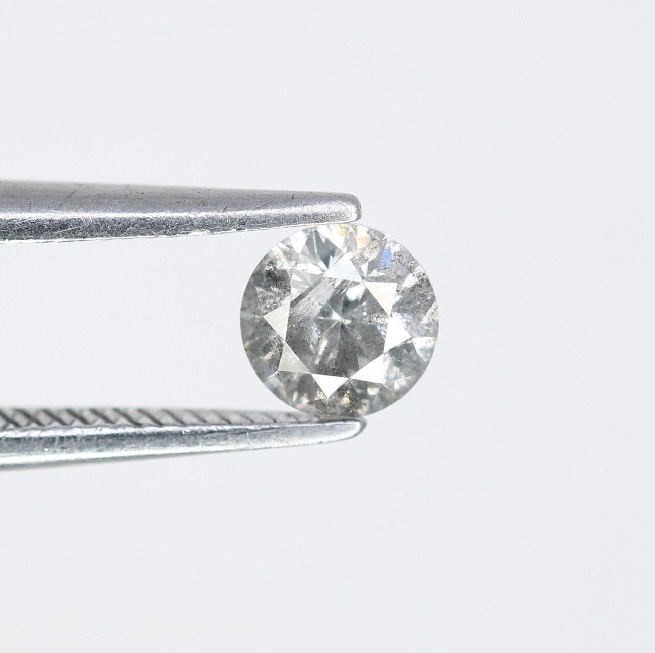 0.41 CT Salt and Pepper Diamond | Perfect for Engagement Rings and Custom Gold Jewelry