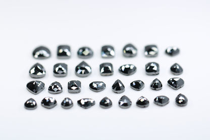 Antique Mixed Shape Black Diamonds | Natural Loose Salt and Pepper Diamonds | Unique Gems for Sale | Perfect Gift for Jewelry Lovers