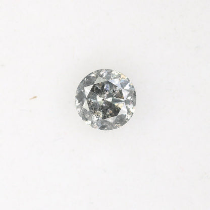 0.40 CT Brilliant Cut Salt and Pepper Diamond | Loose Natural Diamond for Custom Gold Rings and Fine Jewelry