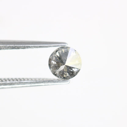 0.40 CT Brilliant Cut Salt and Pepper Diamond | Loose Natural Diamond for Custom Gold Rings and Fine Jewelry