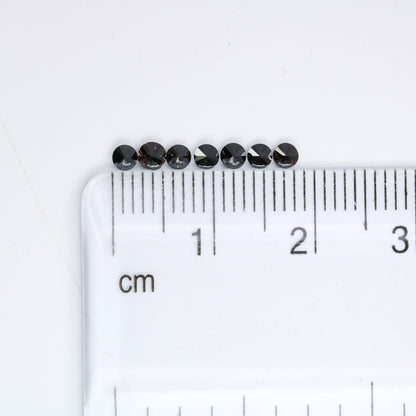 Natural Black Brilliant Cut Diamond | Loose Gemstone for Custom Gold Rings and Fine Jewelry