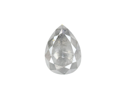 0.85 CT Pear Shape Salt And Pepper Diamond For Customise Jewlery, Gift For Your Loved OnesFor Gold Ring Diamonds
