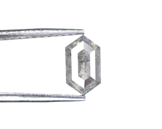 0.6 CT Salt and Pepper Elongated Cut - Natural Loose Elongated Shape -Unique Diamond for Ring - Special Gift for Her - Wholesaler of Diamond