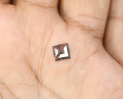 0.68 CT Gorgeous Geometric Shape Salt And Pepper Diamond For Wedding Presence, Proposal RingFor Gold Ring Diamonds