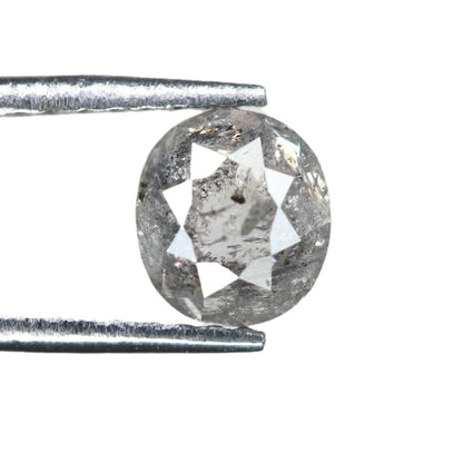 0.8 CT Fancy Cut Loose Salt and Pepper Rustic Diamond - Unique Jewelry Piece, Wedding Band & Natural Loose Diamond for Personalized Designs