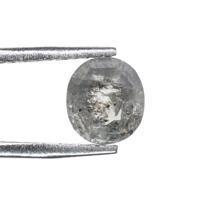 0.8 CT Fancy Cut Loose Salt and Pepper Rustic Diamond - Unique Jewelry Piece, Wedding Band & Natural Loose Diamond for Personalized Designs