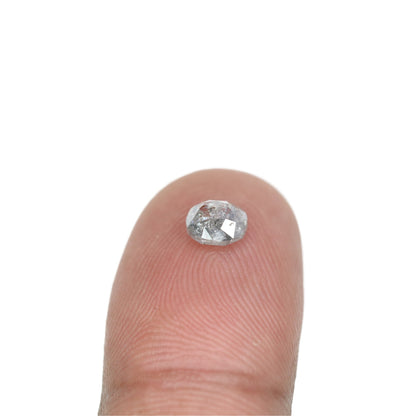 0.8 CT Fancy Cut Loose Salt and Pepper Rustic Diamond - Unique Jewelry Piece, Wedding Band & Natural Loose Diamond for Personalized Designs