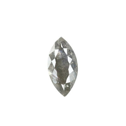 0.83 CT Marquise Shape Salt And Pepper Diamond | Natural Loose Black/Grey Diamonds For Weeding & Earring | For pendant | For Bracelet