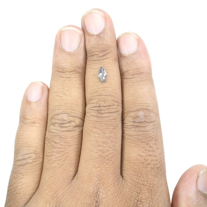 0.83 CT Marquise Shape Salt And Pepper Diamond | Natural Loose Black/Grey Diamonds For Weeding & Earring | For pendant | For Bracelet
