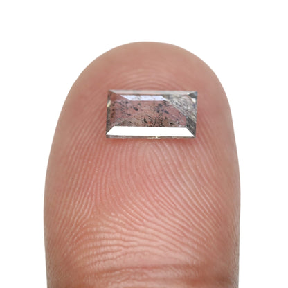 0.9 CT Geometric Shape Natural Salt And Pepper Diamond For Wedding Ring, Gift For HerFor Gold Ring Diamonds
