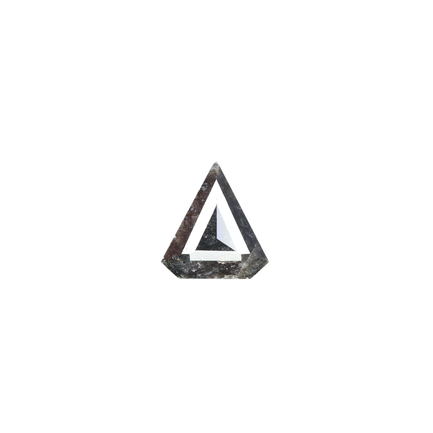 1.22 CT Salt and Pepper Triangle Cut Diamond, Natural Loose Black Diamonds, For bracelet & pendant necklace, Victorian jewelry women gift