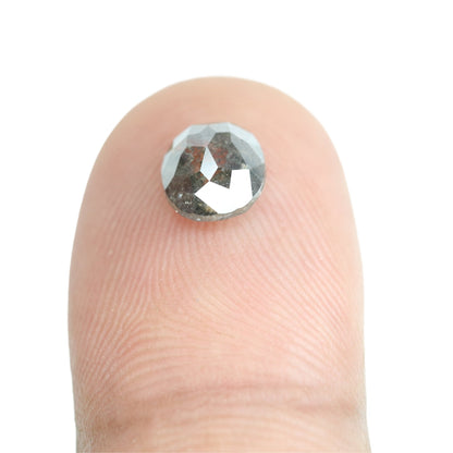 1.33 CT Natural Salt and Pepper Rustic Diamond - Unique Wedding Ring, Custom Gold Jewelry & Special Gift for Her
