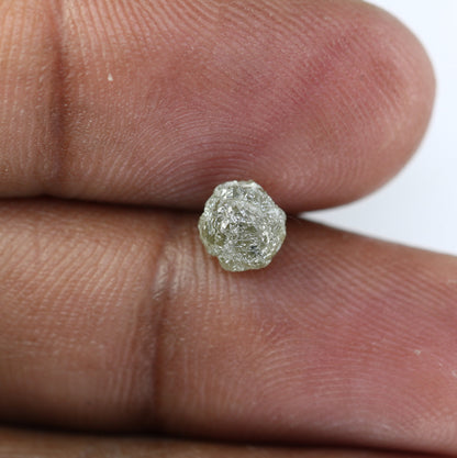 1.33ct Raw Salt And Pepper Diamond For Engagement RingFor Gold Ring Diamonds