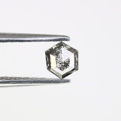 0.29 CT Salt and Pepper Hexagon Cut - Natural Loose Hexagon Shape -Unique Diamond for Ring - Special Gift for Her - Wholesaler of Diamond