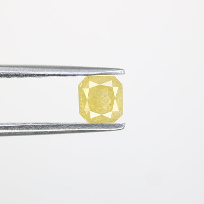 0.48 CT Emerald Cut Salt and Pepper Loose Diamond - Perfect for Wedding Ring - Emerald Cut Diamond for Custom Jewelry