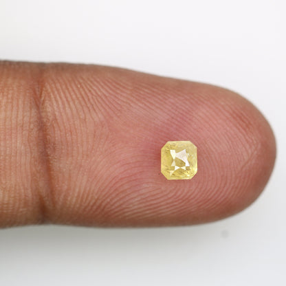 0.48 CT Emerald Cut Salt and Pepper Loose Diamond - Perfect for Wedding Ring - Emerald Cut Diamond for Custom Jewelry