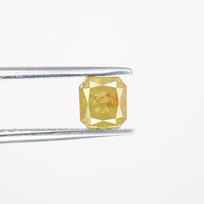 Galaxy Emerald Cut Loose Diamond - Salt and Pepper Emerald Shape Diamond - Emerald For Wedding Ring - LABORDAY Offer - Customize Jewelry