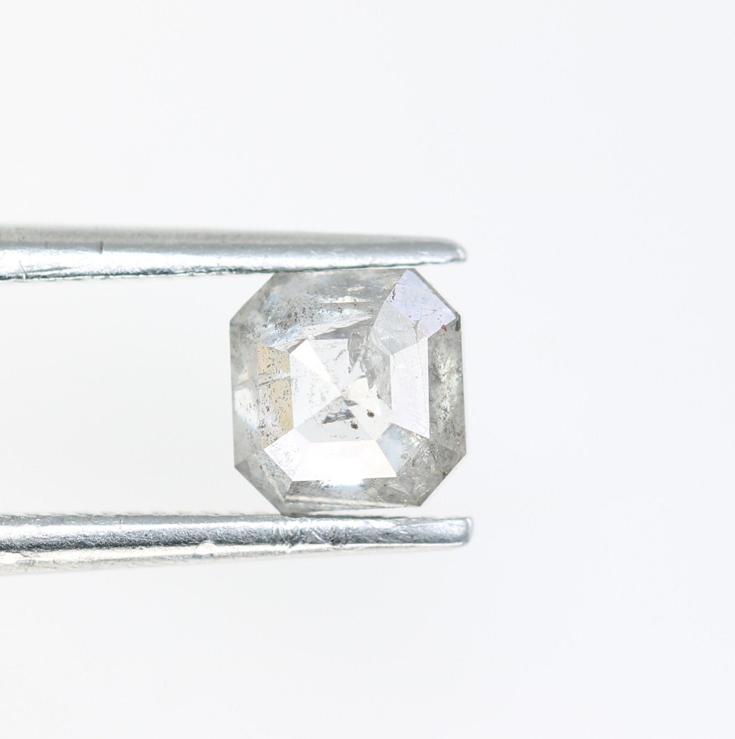 0.72 CT Asscher Cut Salt And Pepper Diamond For Engagement Ring | Gift For Girl Friend | Gift For Wife | Anniversary GiftFor Gold Ring