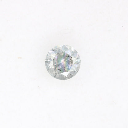 0.43 CT Loose Round Brilliant Cut Salt and Pepper Diamond | Ideal for Engagement Rings and Custom Gold Jewelry