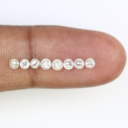 Natural White 1.16 CT 2.80 MM Polished Round Rose Cut Loose Galaxy Diamond For Wedding Necklace ll Gift From Bridemaids ll Gift From Bestie