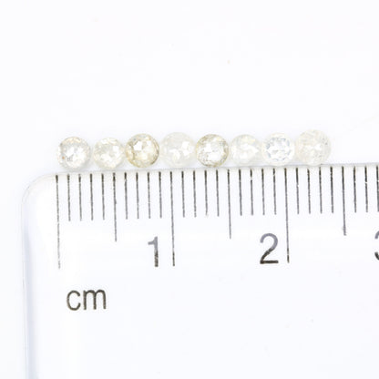 Natural White 1.16 CT 2.80 MM Polished Round Rose Cut Loose Galaxy Diamond For Wedding Necklace ll Gift From Bridemaids ll Gift From Bestie