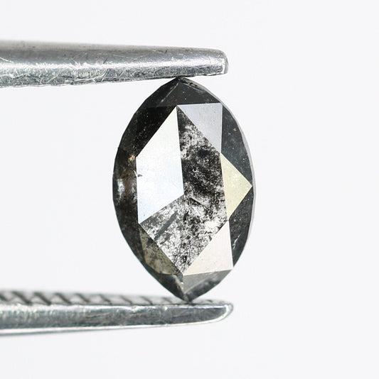 0.32 CT Marquise Shape Salt And Pepper Diamond | Natural Loose Black/Grey Diamonds For Weeding & Earring | For pendant | For Bracelet