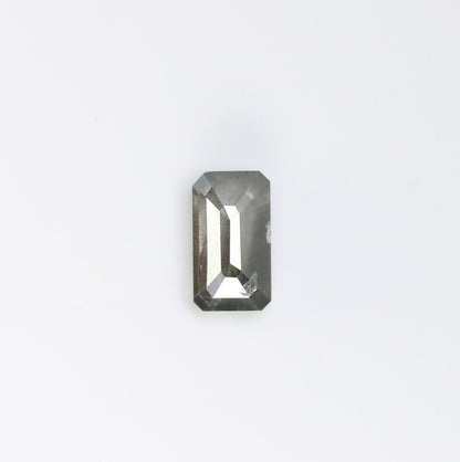 6 MM Emerald Cut Loose Diamond - Salt and Pepper Emerald Shape Diamond - Emerald For Wedding Ring - LABORDAY Offer - Customize Jewelry