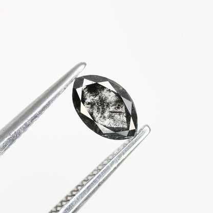 0.32 CT Marquise Shape Salt And Pepper Diamond | Natural Loose Black/Grey Diamonds For Weeding & Earring | For pendant | For Bracelet
