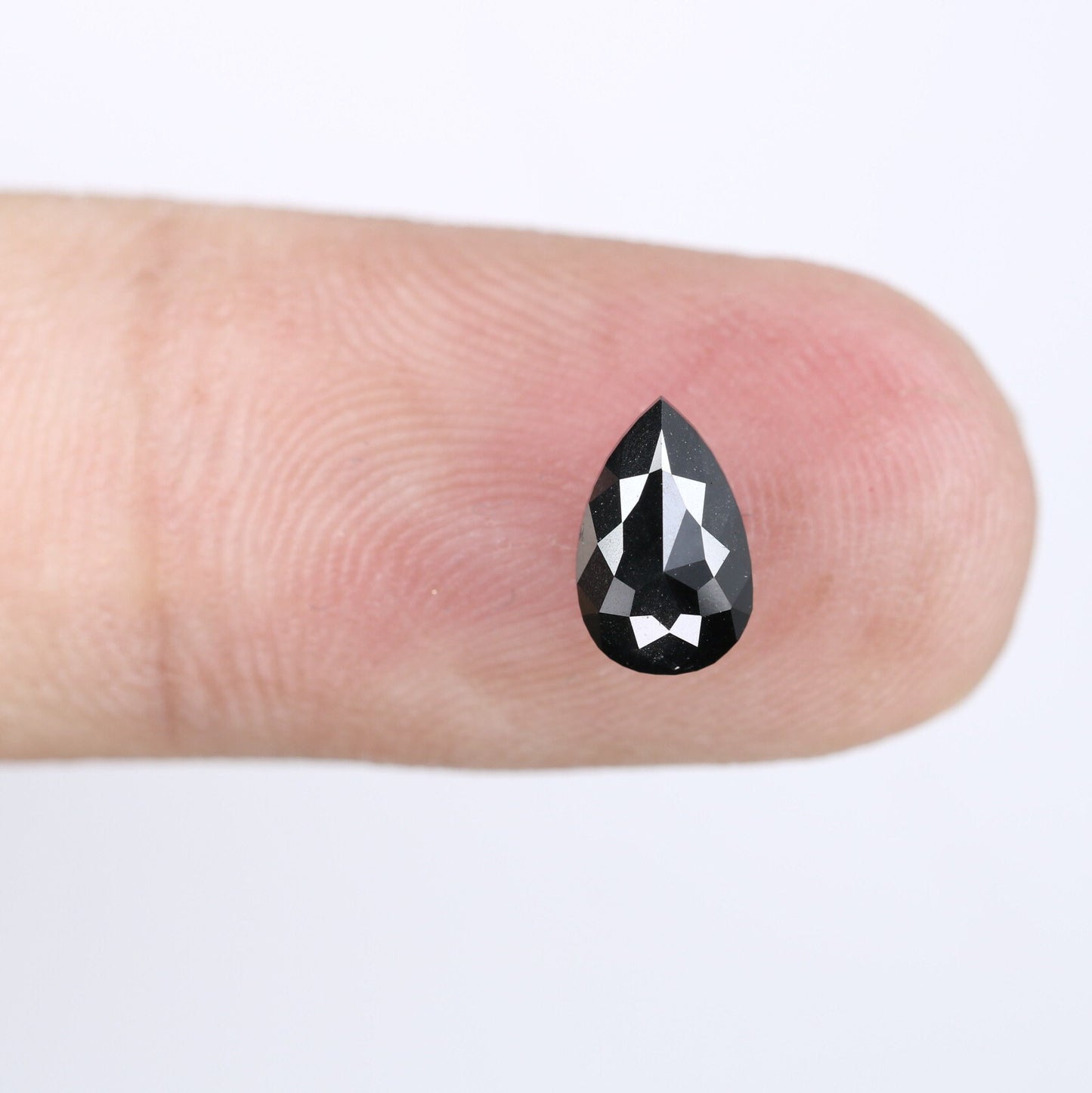 1.13 CT Pear Shape 8.30 MM Black Loose Galaxy Diamond for Engagement Ring | Perfect Gift for Her | Stylish Pear Diamond Band for Gold Ring