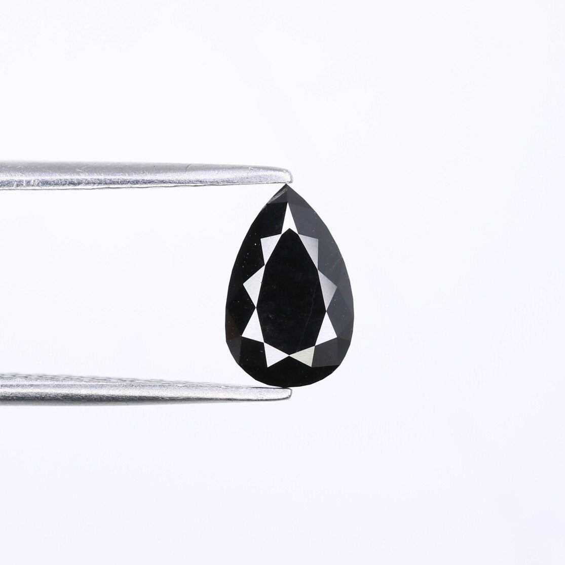 1.13 CT Pear Shape 8.30 MM Black Loose Galaxy Diamond for Engagement Ring | Perfect Gift for Her | Stylish Pear Diamond Band for Gold Ring