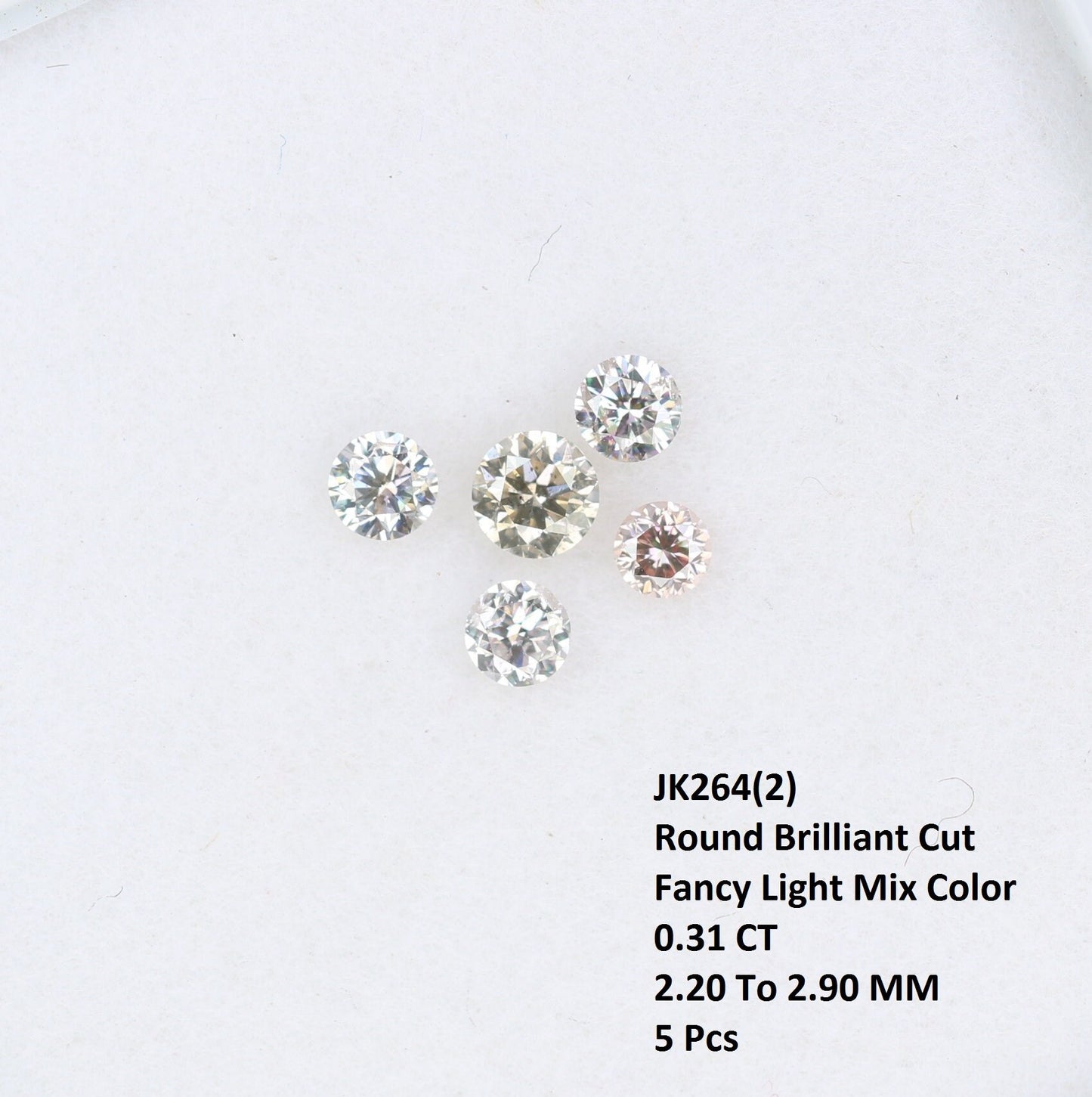 0.31 CT Natural Round Brilliant Cut Loose Diamond | Perfect for Diamond Bracelets | Ideal Gift for Wife