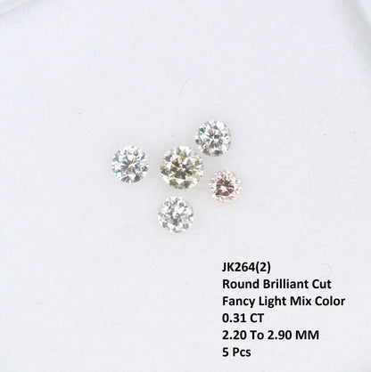0.31 CT Natural Round Brilliant Cut Loose Diamond | Perfect for Diamond Bracelets | Ideal Gift for Wife